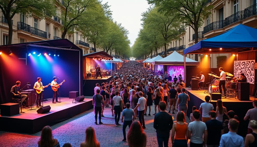 découvrez comment la fête de la musique dans le 15e arrondissement de paris utilise des scènes éphémères pour promouvoir la diversité des genres musicaux et offrir une expérience unique à tous les mélomanes.